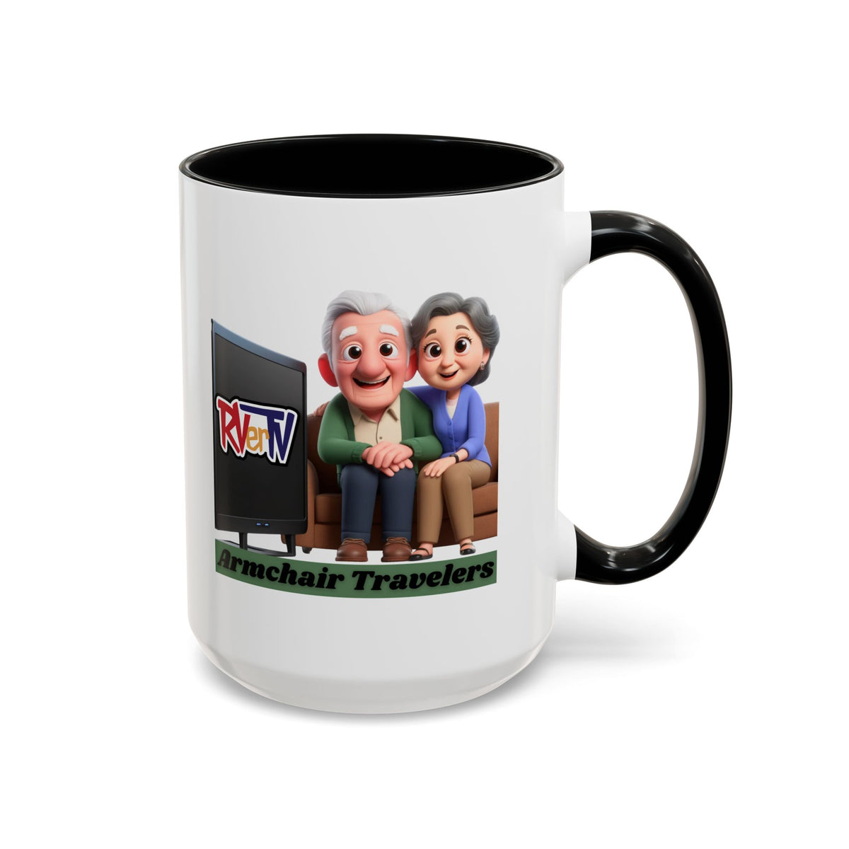 Armchair Travelers Couple - Coffee Mug