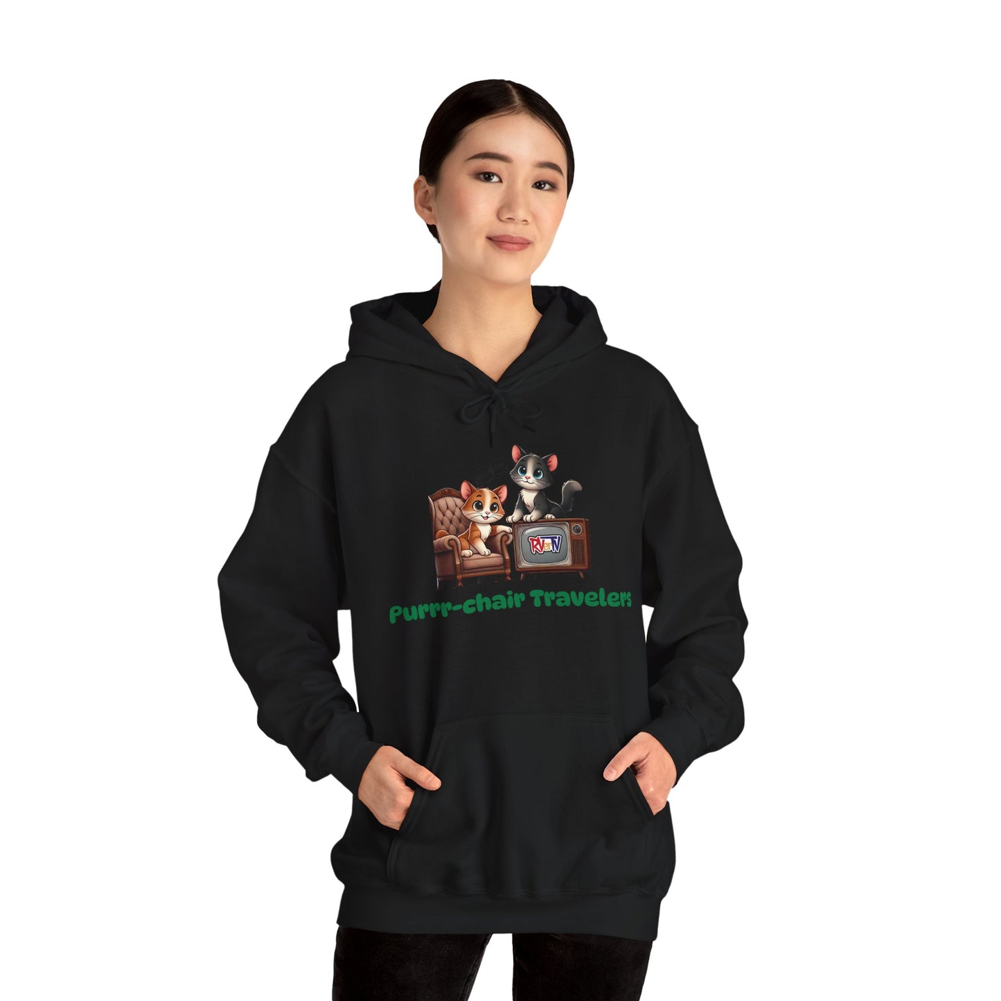 Purrr-chair Travelers - Hooded Sweatshirt