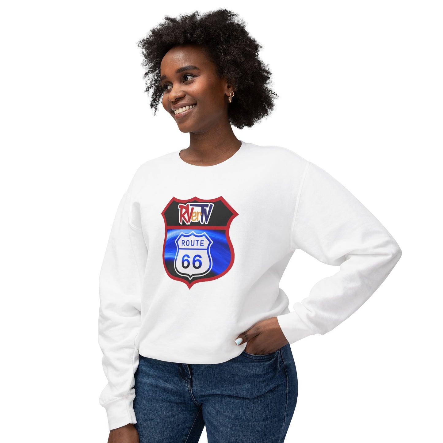 Route 66 Sign - Sweatshirt