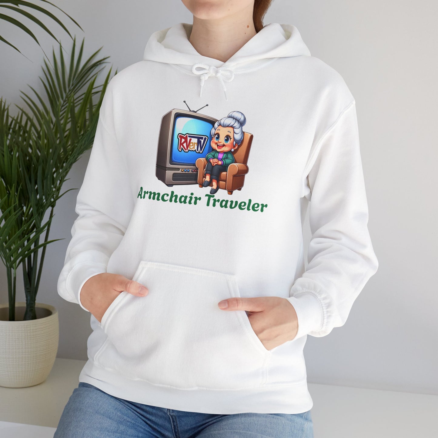 Armchair Traveler Grannie -  Hooded Sweatshirt