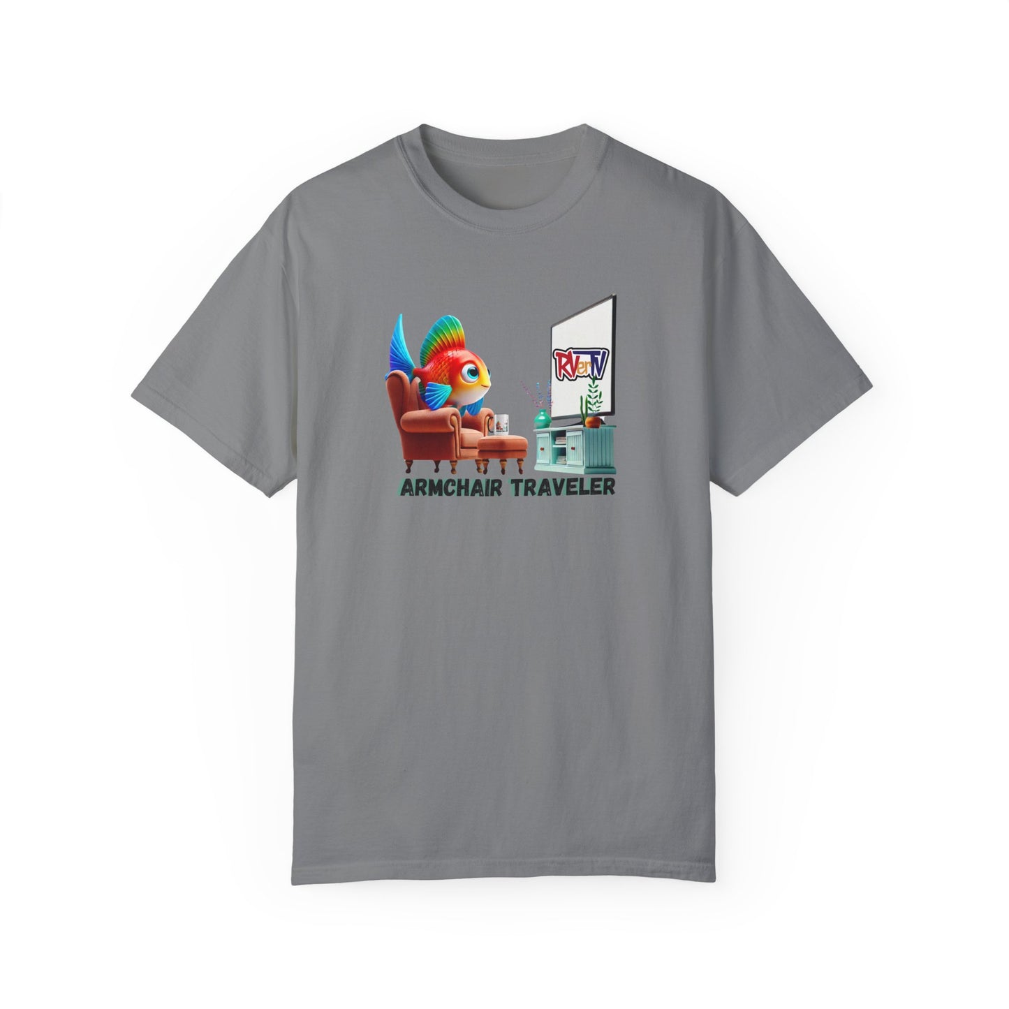 Armchair Traveler Fish - T-shirt