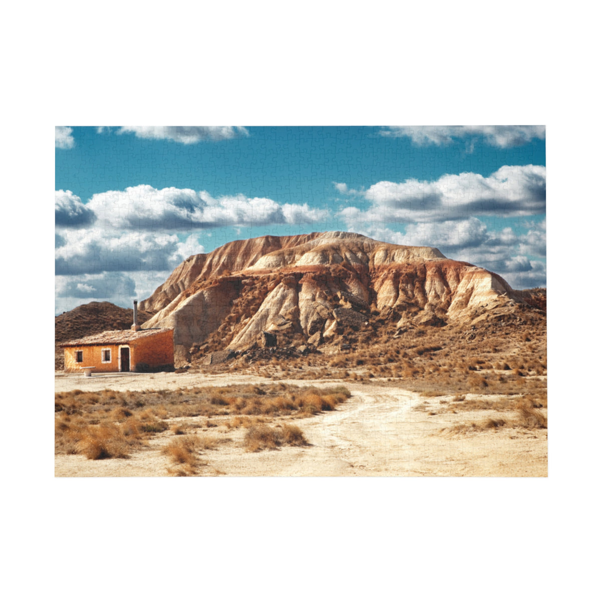 Shack by the Mountain Puzzle (96, 252, 500, 1000-Piece)