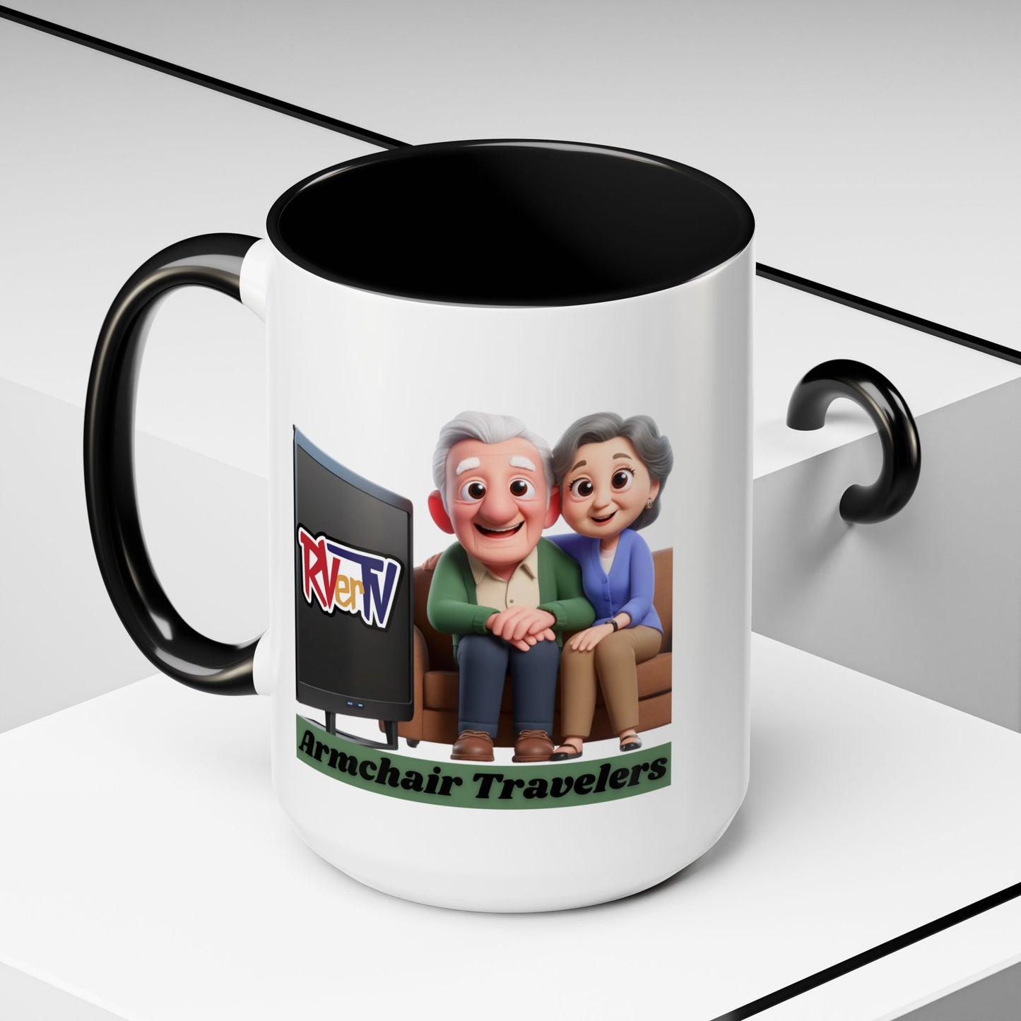 Armchair Traveler Couple - Coffee Mug