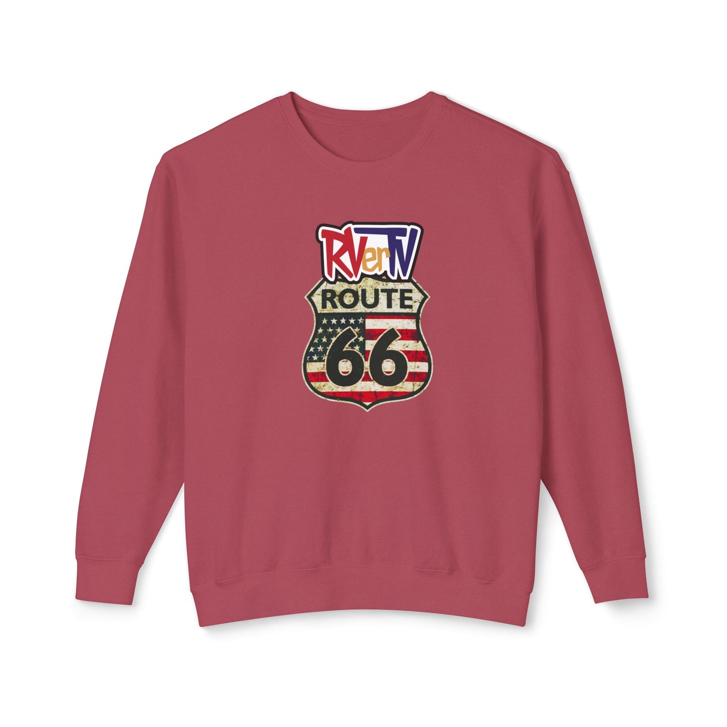 Route 66 Flag  - Sweatshirt