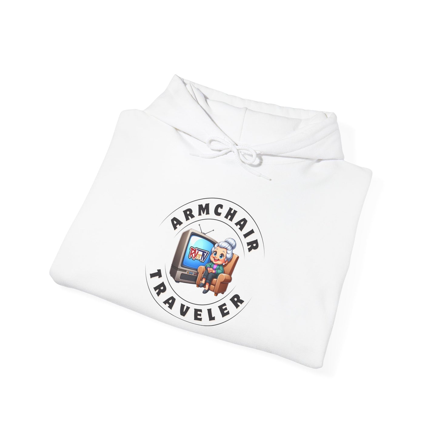 Armchair Traveler Grannie - Hoodie Sweatshirt (new design)