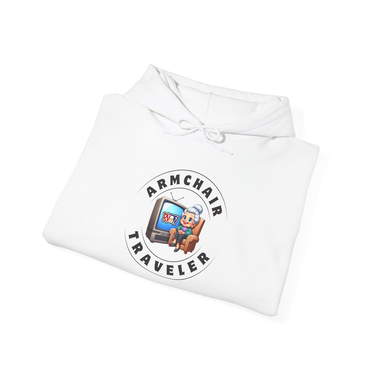 Armchair Traveler Grannie - Hoodie Sweatshirt (new design)