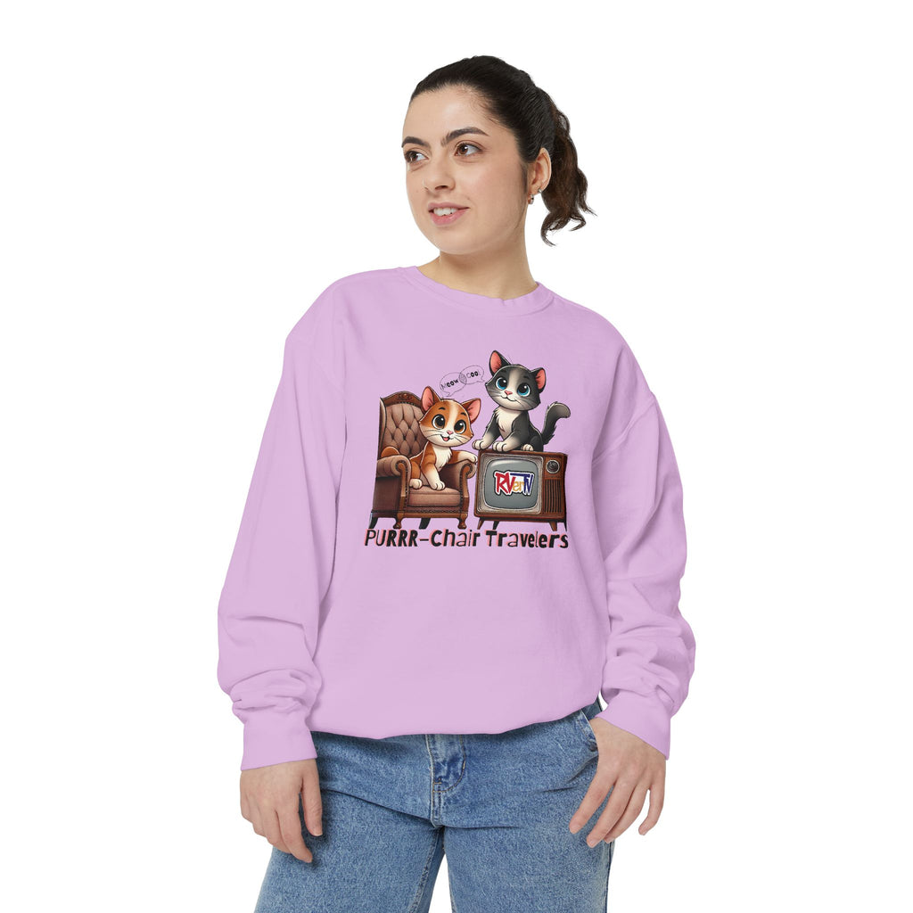 Purrr-chair Travelers Sweatshirt (original design)