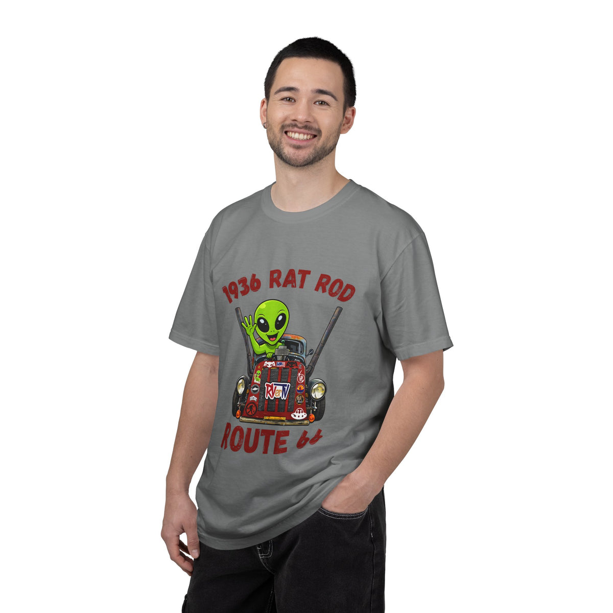 1936 Rat-Rod Route 66 - T-Shirt