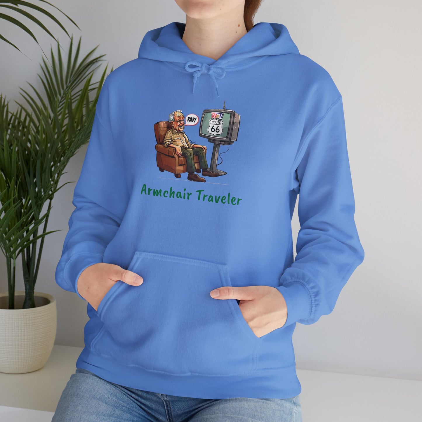 Armchair Traveler Grandpa - Sweatshirt Hoodie