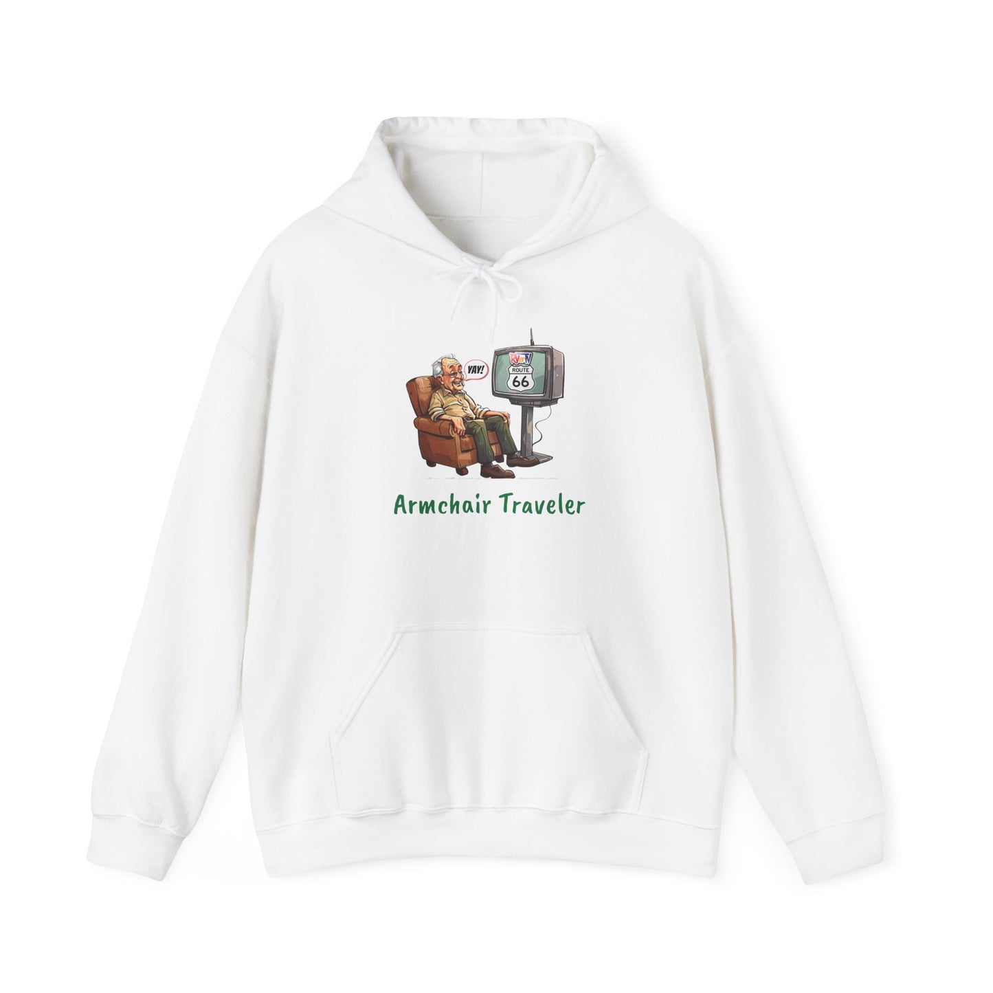 Armchair Traveler Grandpa - Sweatshirt Hoodie