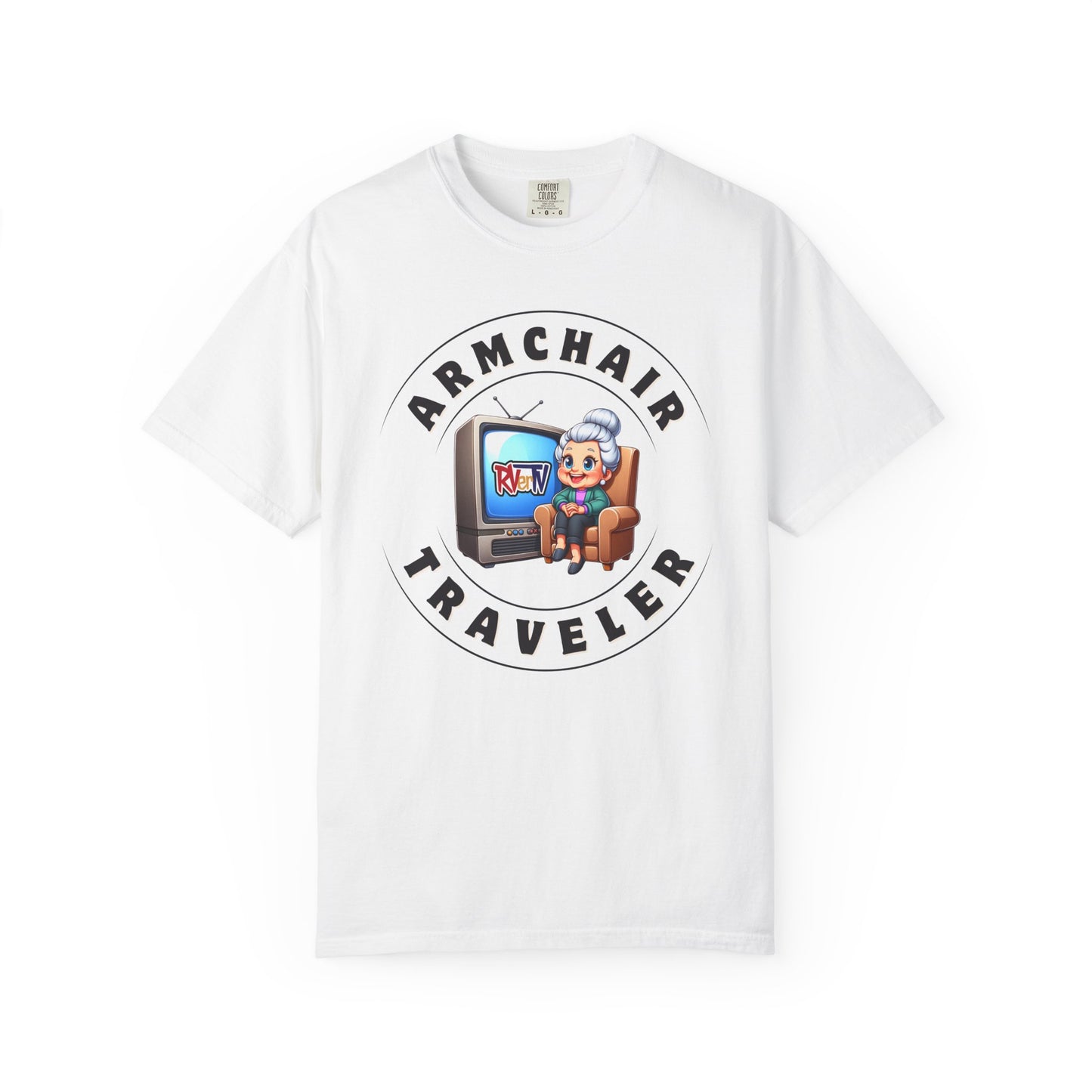 Armchair Traveler Grannie - T-shirt (new design)