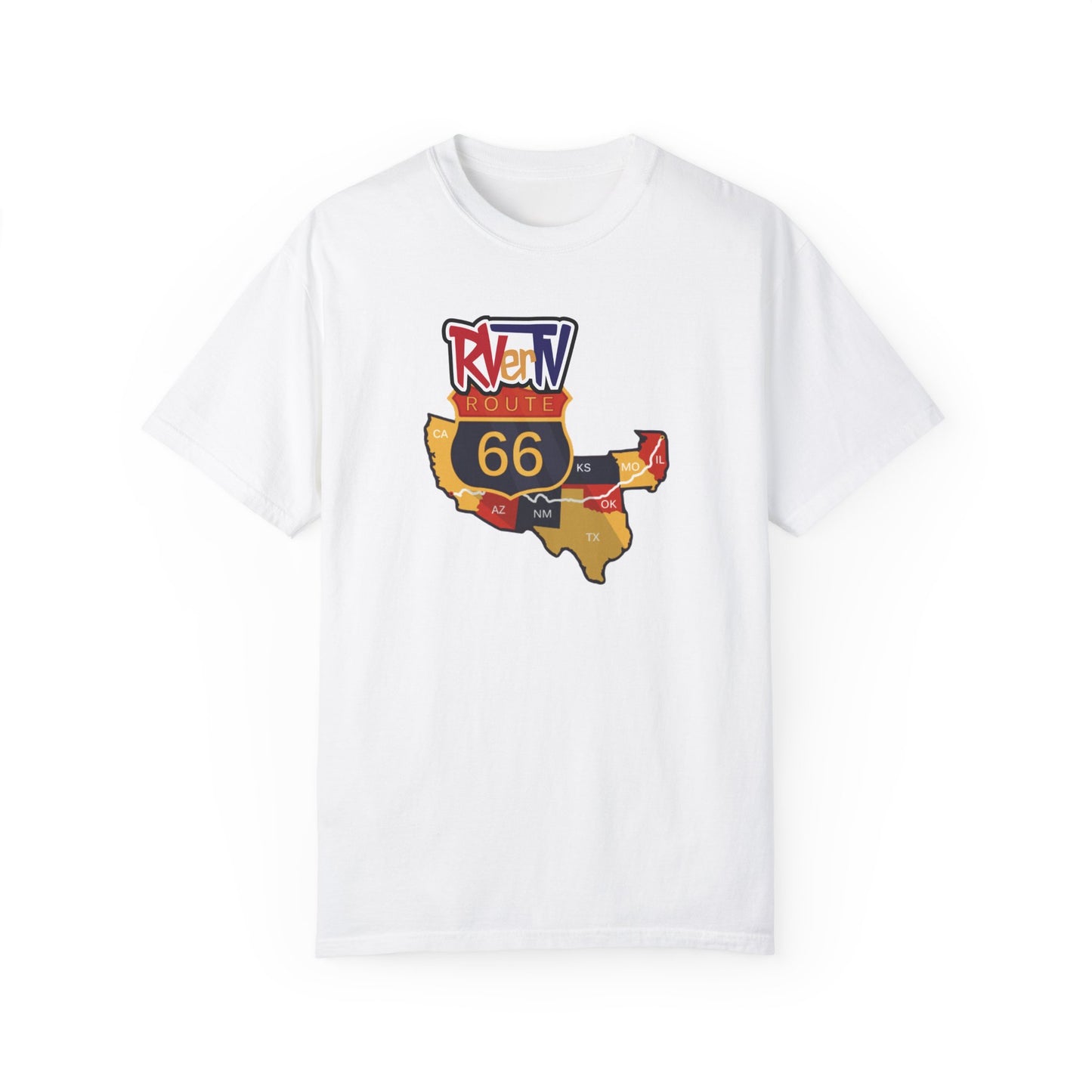 Route 66 Map -T-shirt