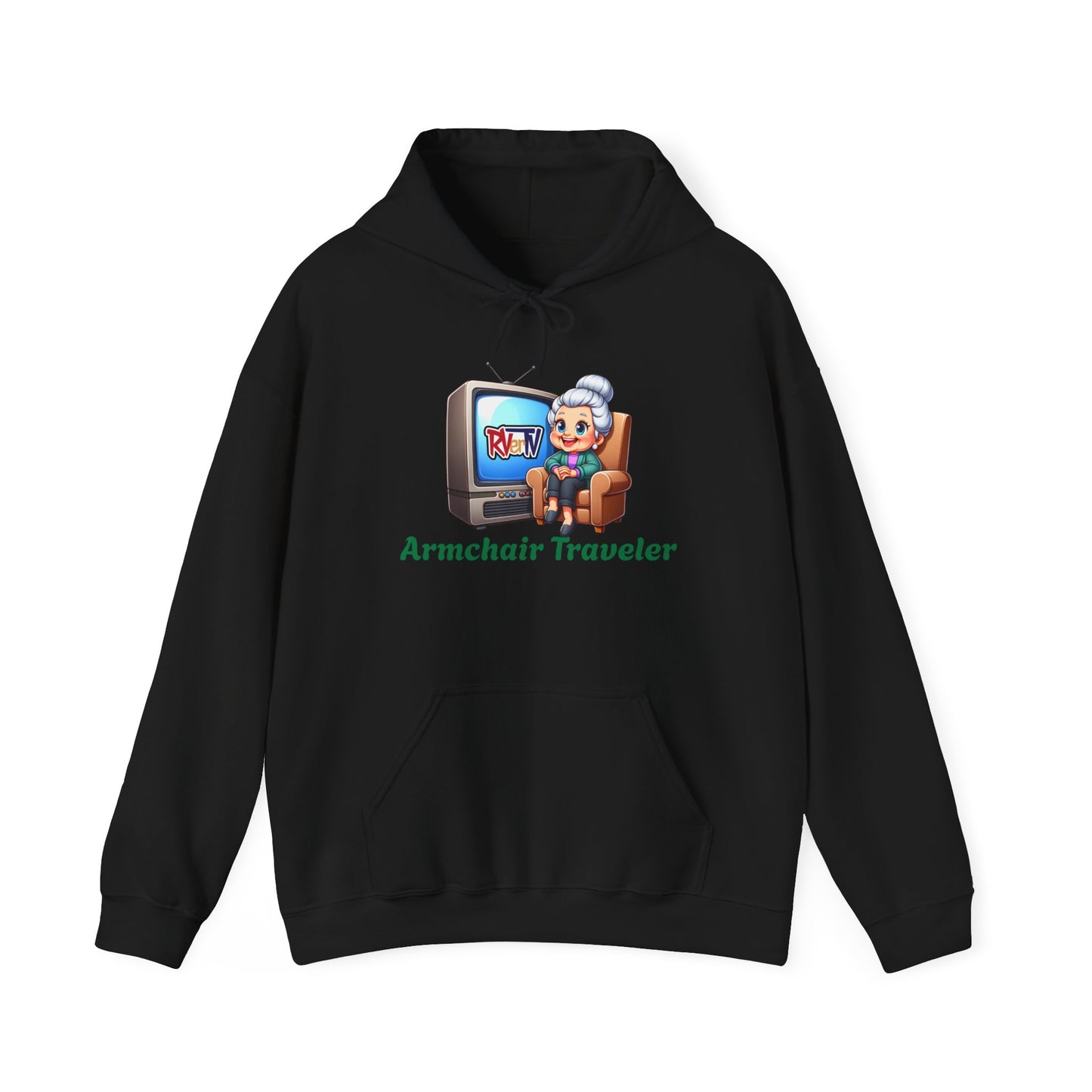 Armchair Traveler Grannie -  Hooded Sweatshirt