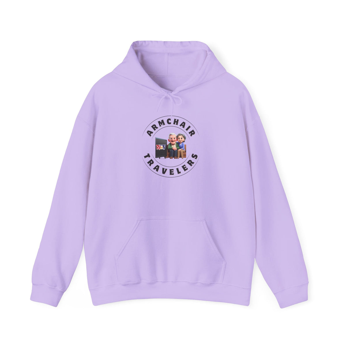 Armchair Travelers Couple - Sweatshirt Hoodie (new design)