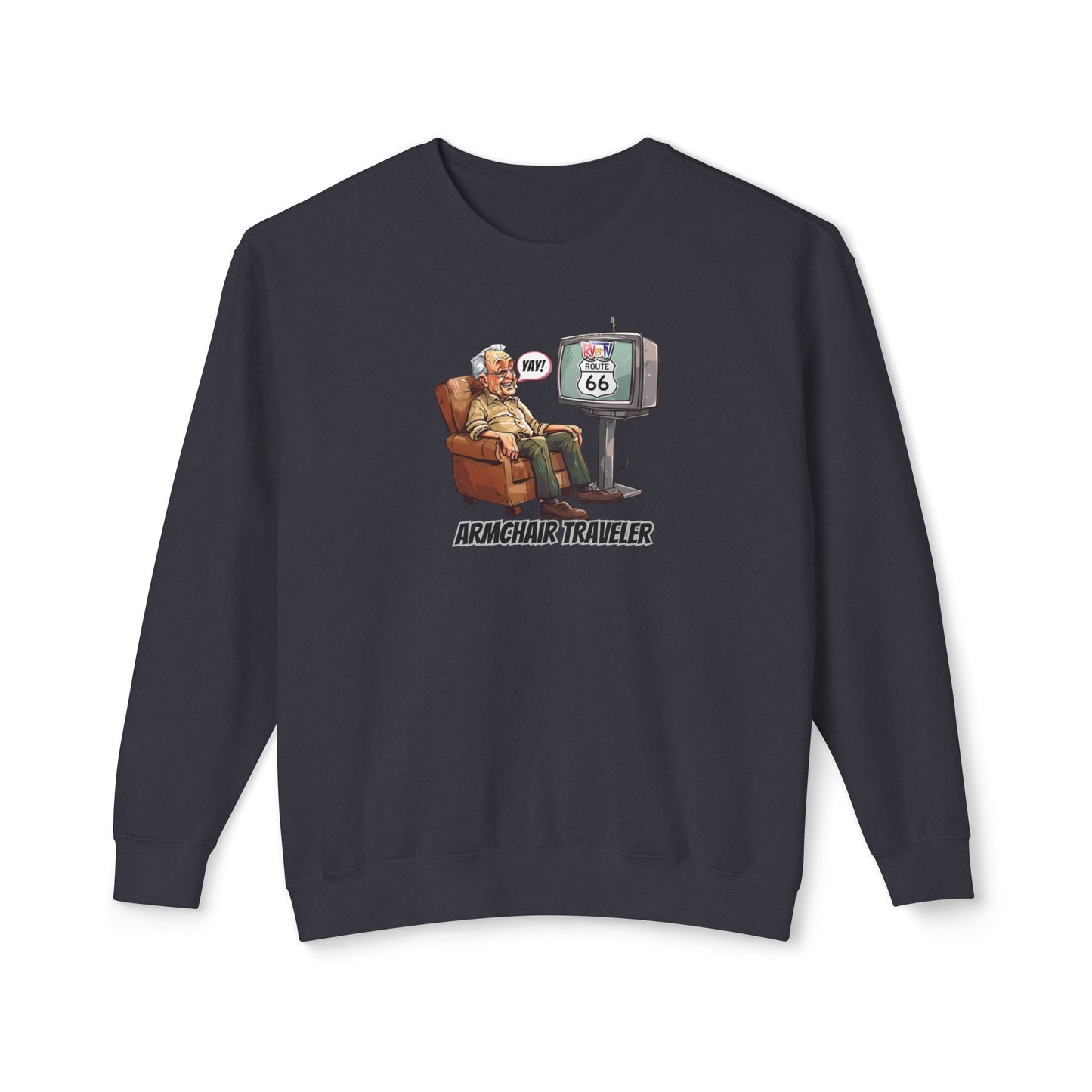 Armchair Traveler Grandpa - Sweatshirt