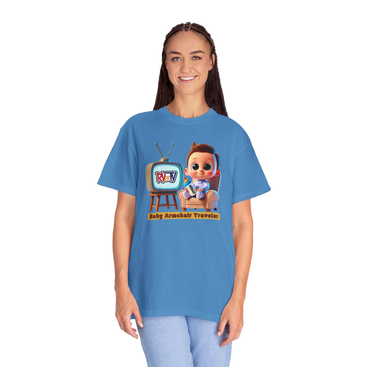 Armchair Traveler Baby - T-shirt (original design)