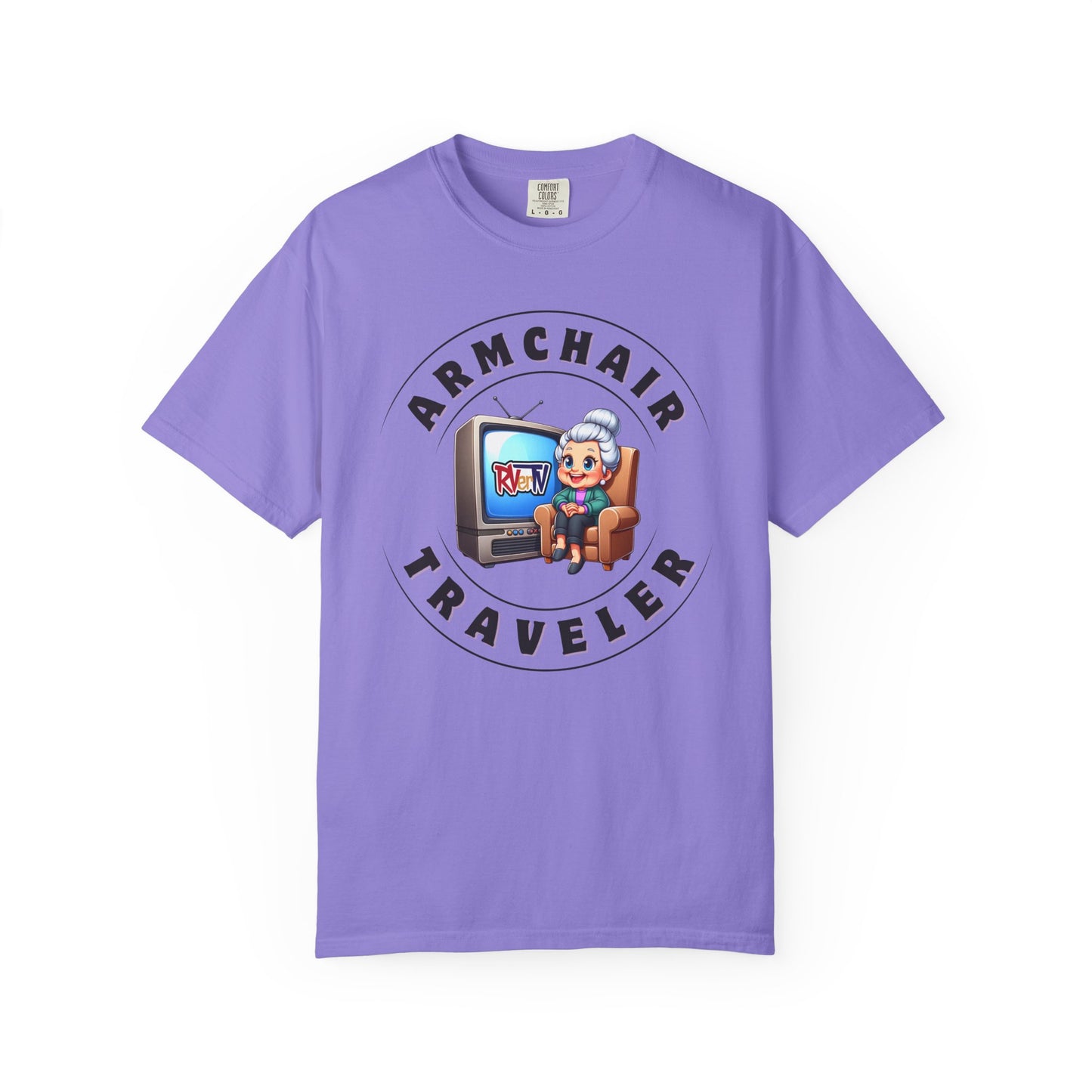 Armchair Traveler Grannie - T-shirt (new design)