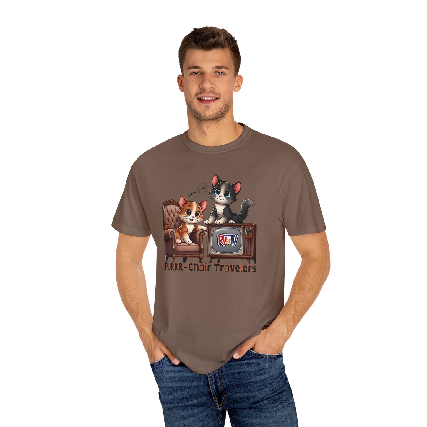 Purrr-Chair Travelers - T-shirt (original design)