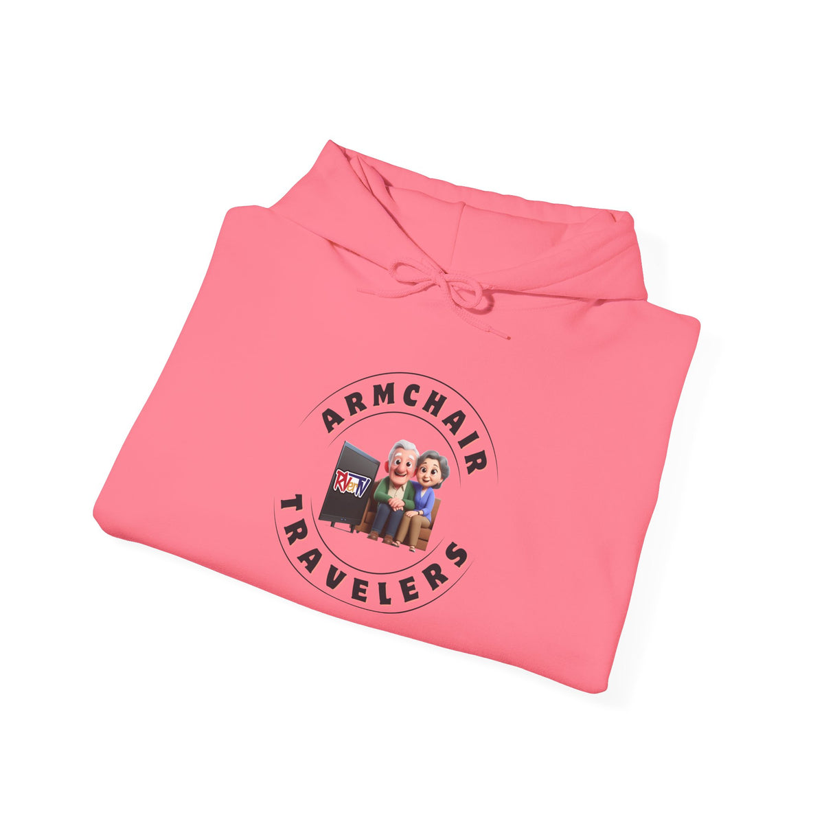 Armchair Travelers Couple - Sweatshirt Hoodie (new design)