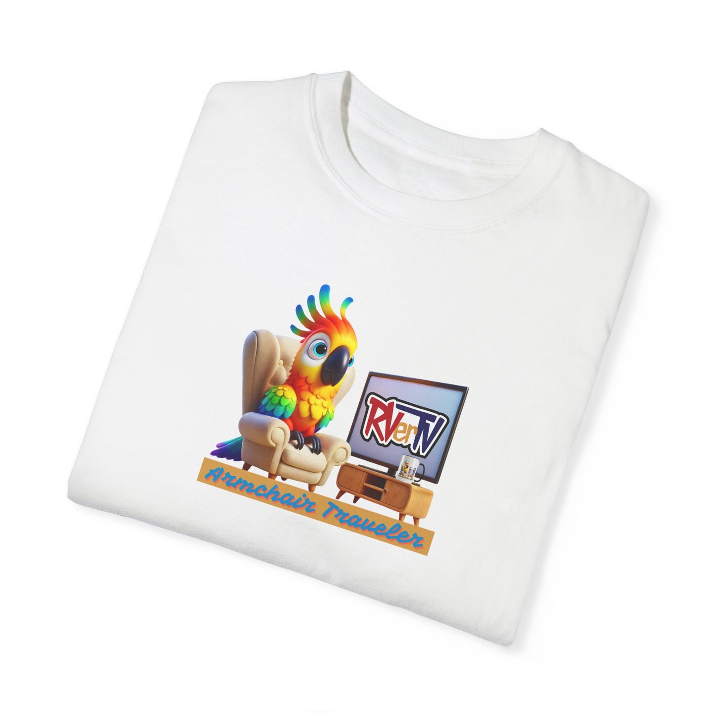 Armchair Traveler Bird - T-shirt