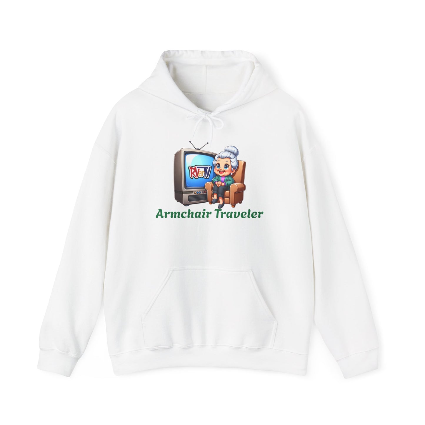 Armchair Traveler Grannie -  Hooded Sweatshirt