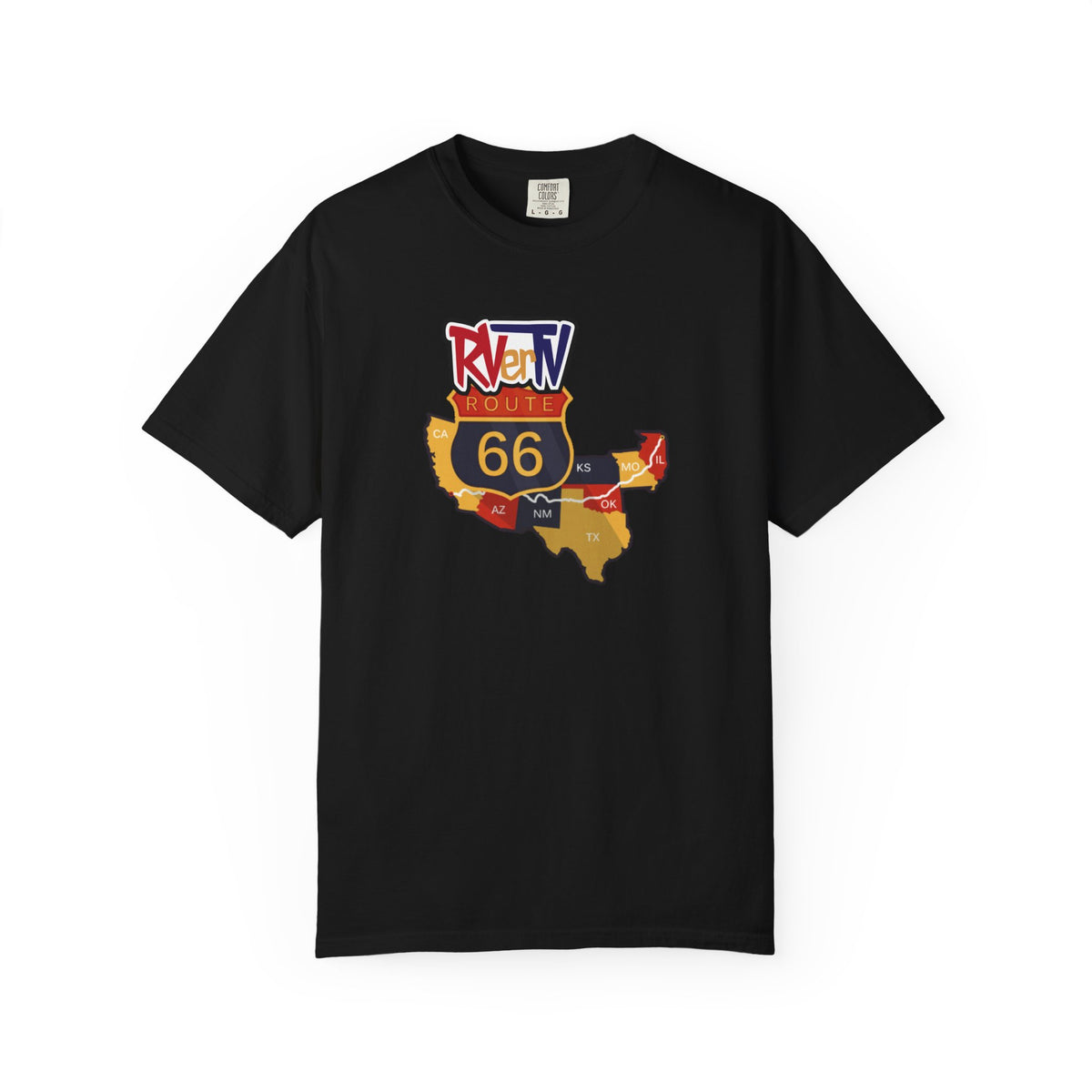 Route 66 Map -T-shirt