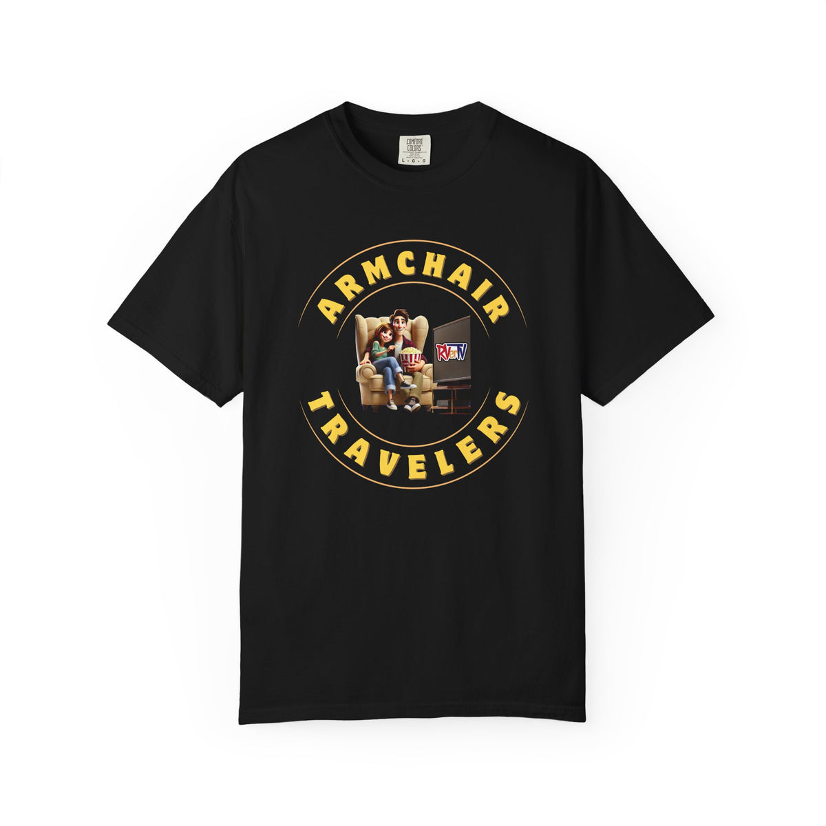 Armchair Traveler Partners -T-shirt (new design)