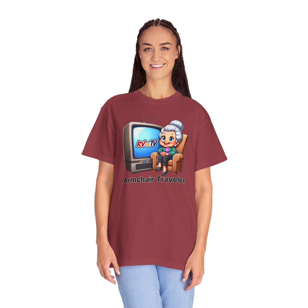 Armchair Traveler Grannie - T-shirt  (original design)