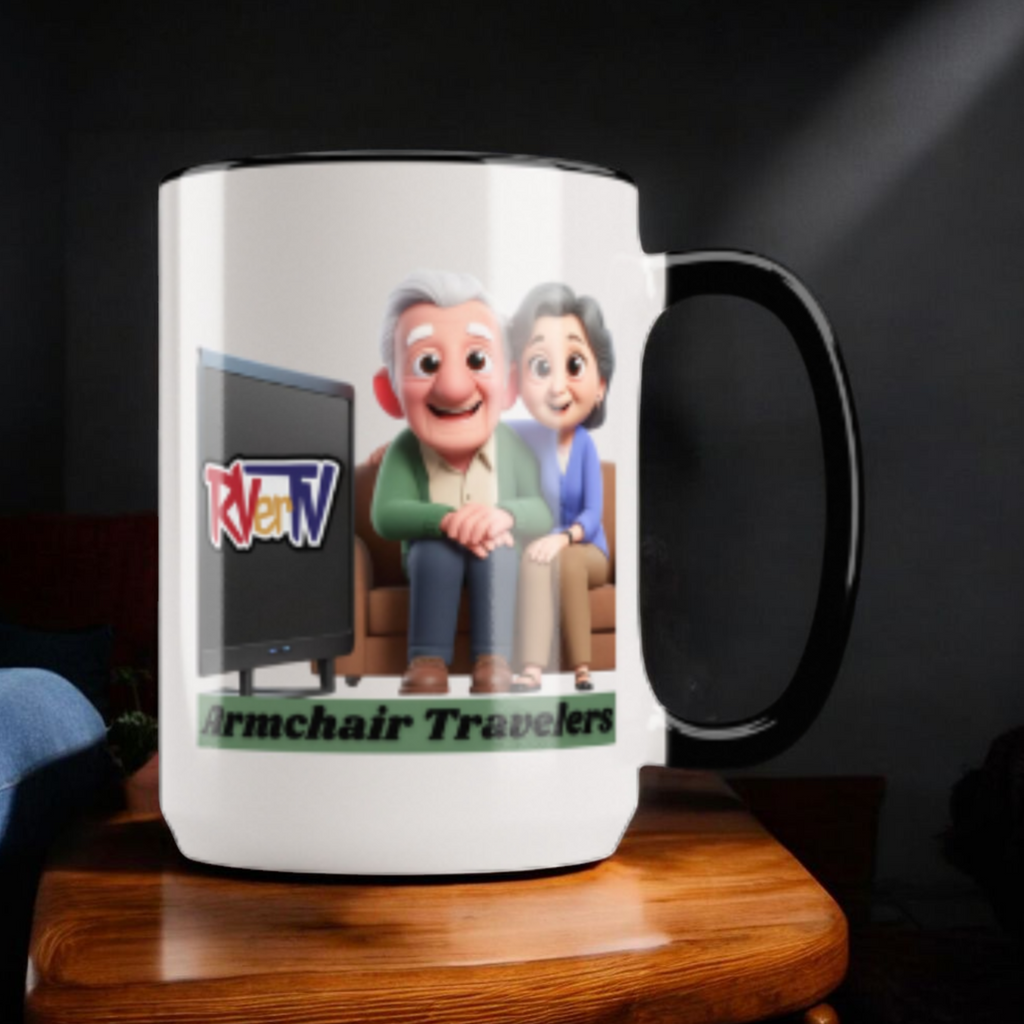 Armchair Travelers Couple - Coffee Mug
