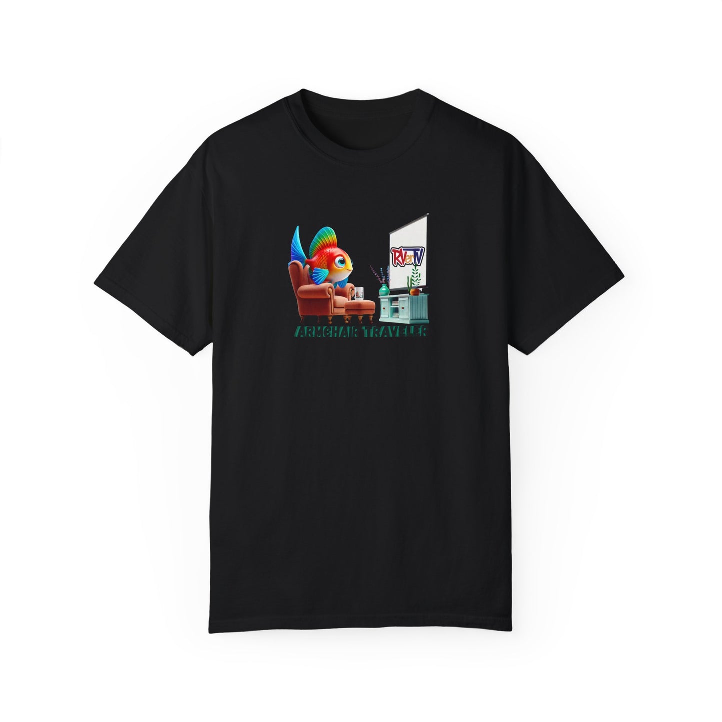 Armchair Traveler Fish - T-shirt