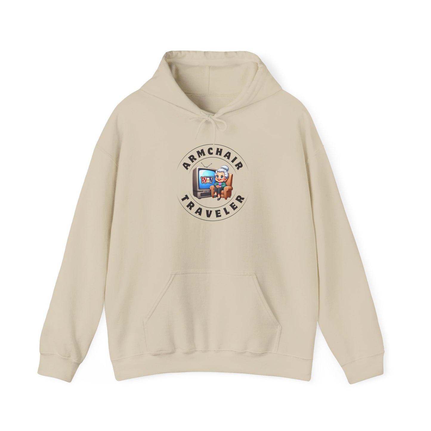 Armchair Traveler Grannie - Hoodie Sweatshirt (new design)