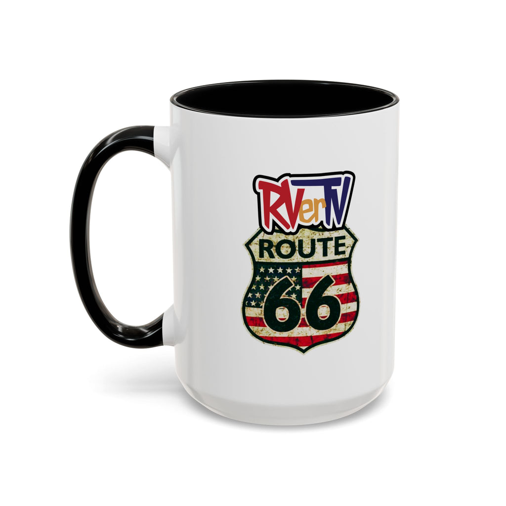 Route 66 Flag - Coffee Mug