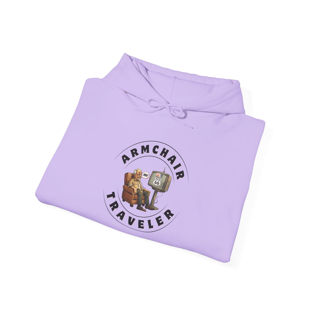 Armchair Traveler Grandpa - Hooded Sweatshirt (new design