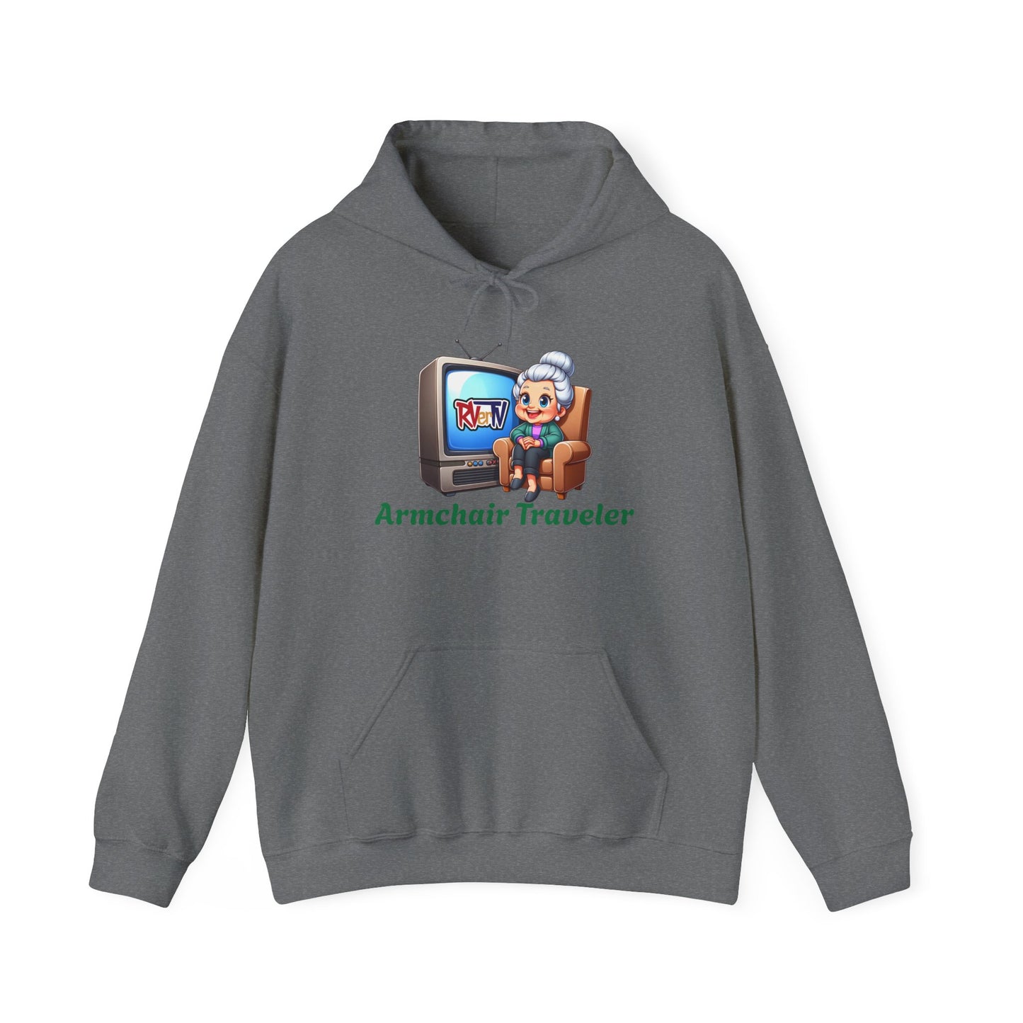 Armchair Traveler Grannie -  Hooded Sweatshirt