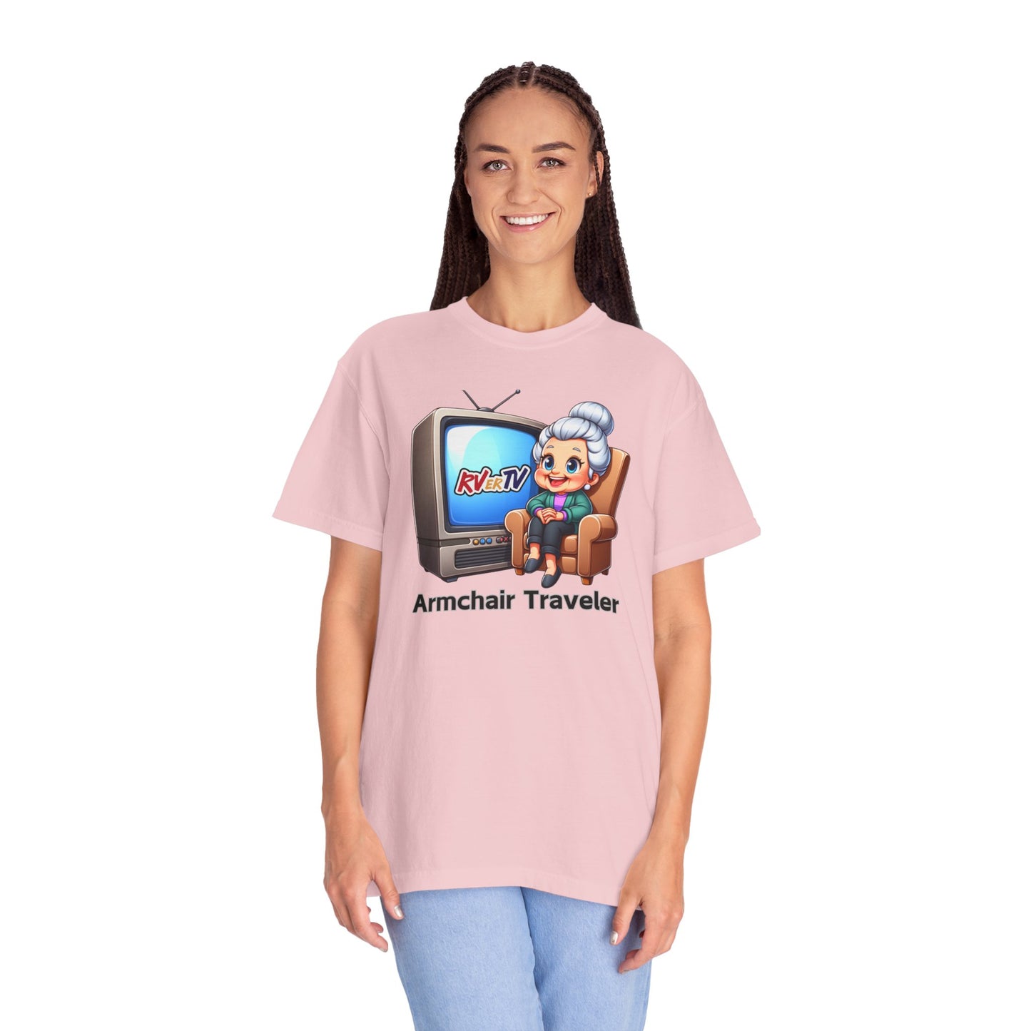Armchair Traveler Grannie - T-shirt  (original design)