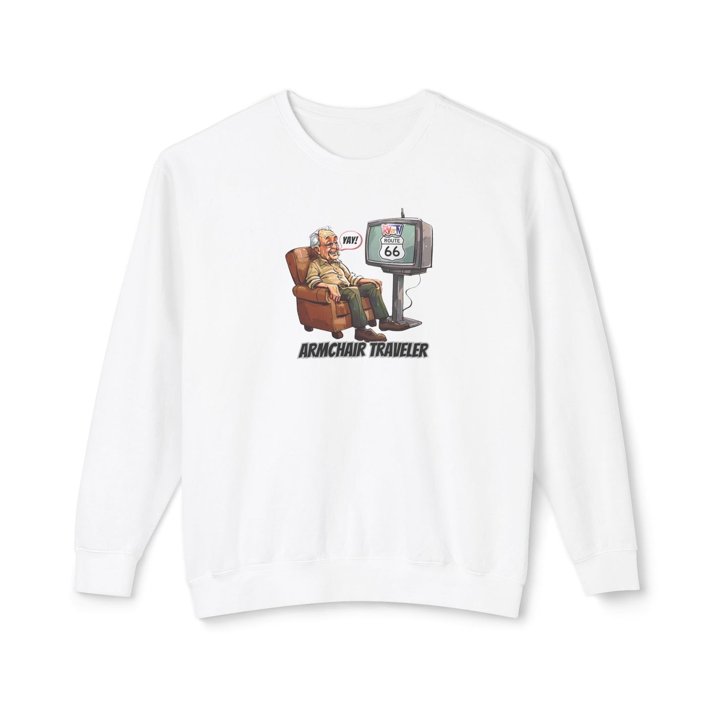 Armchair Traveler Grandpa - Sweatshirt