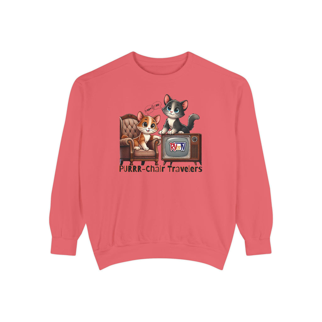 Purrr-chair Travelers Sweatshirt (original design)