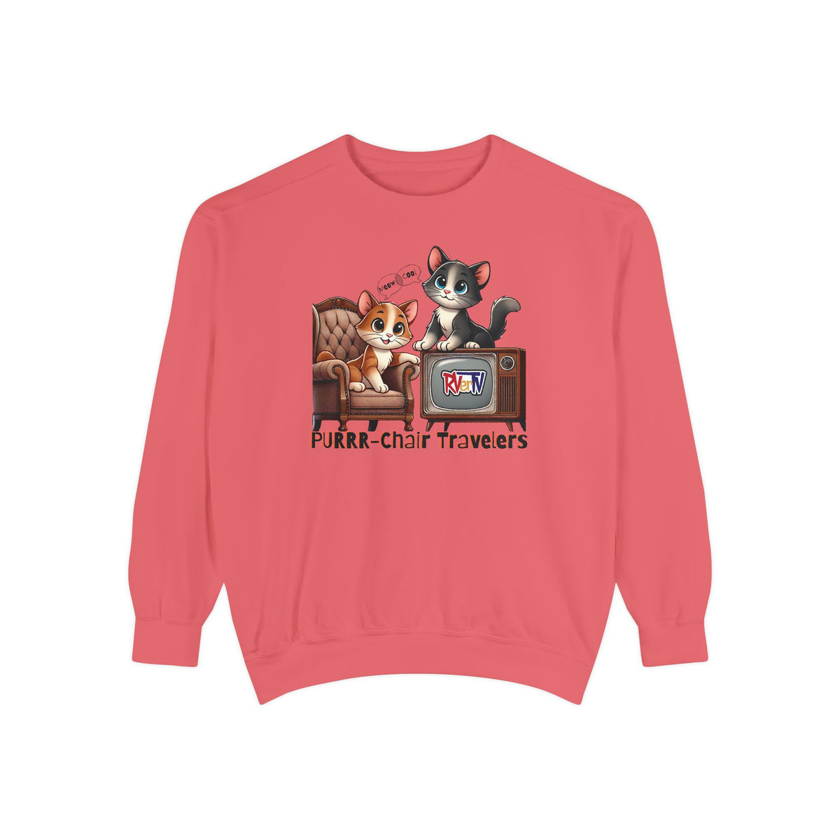Purrr-chair Travelers Sweatshirt (original design)