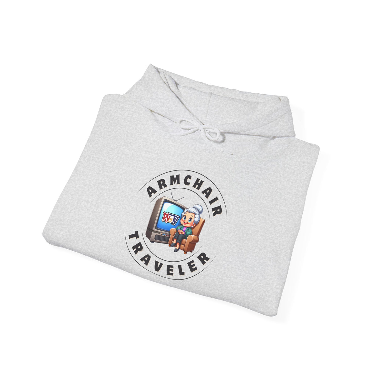 Armchair Traveler Grannie - Hoodie Sweatshirt (new design)