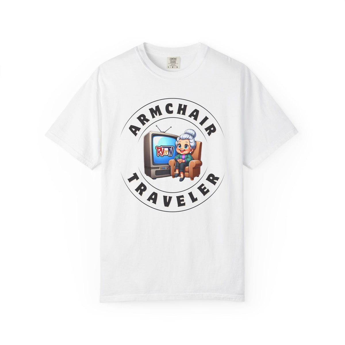 Armchair Traveler Grannie - T-shirt (new design)
