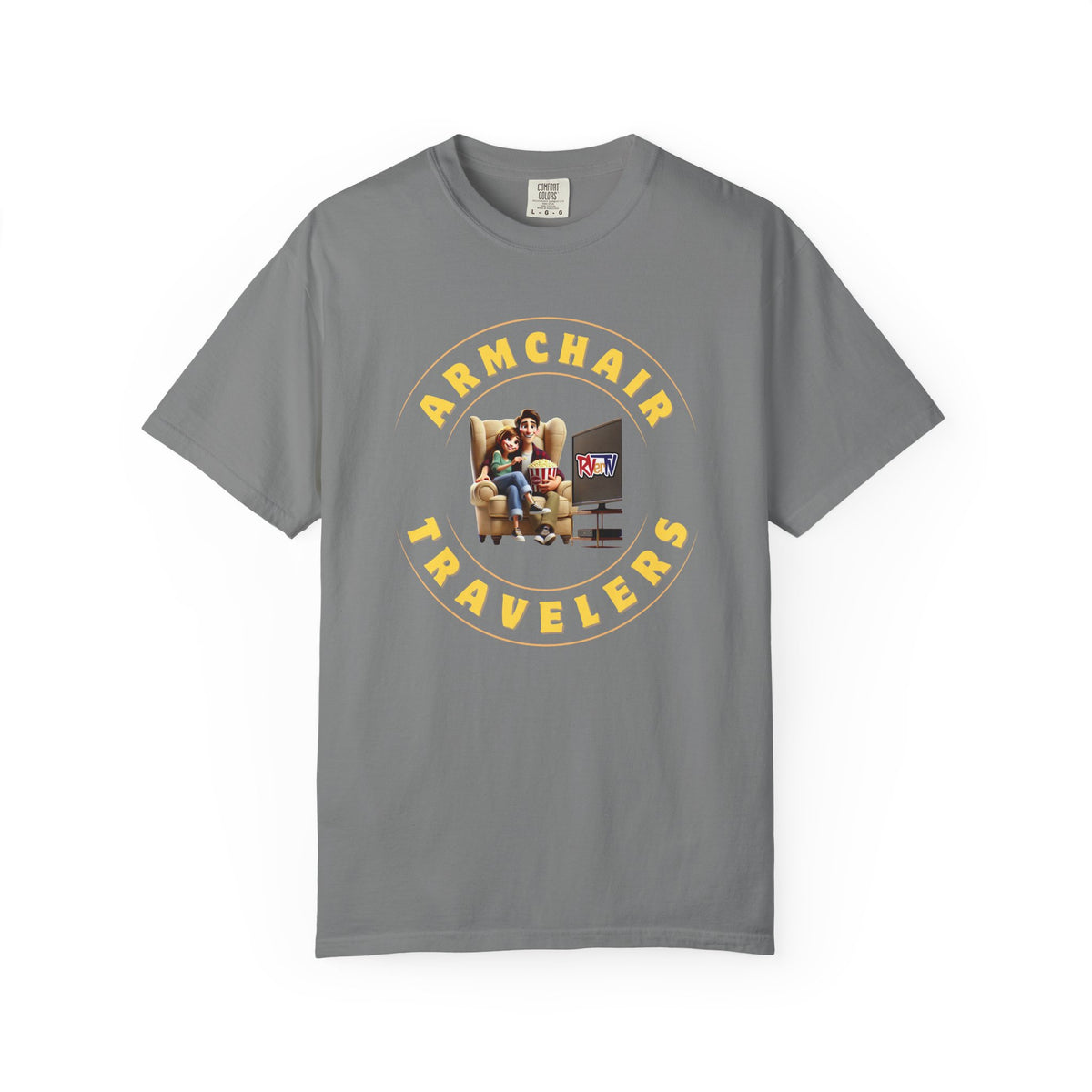 Armchair Traveler Partners -T-shirt (new design)