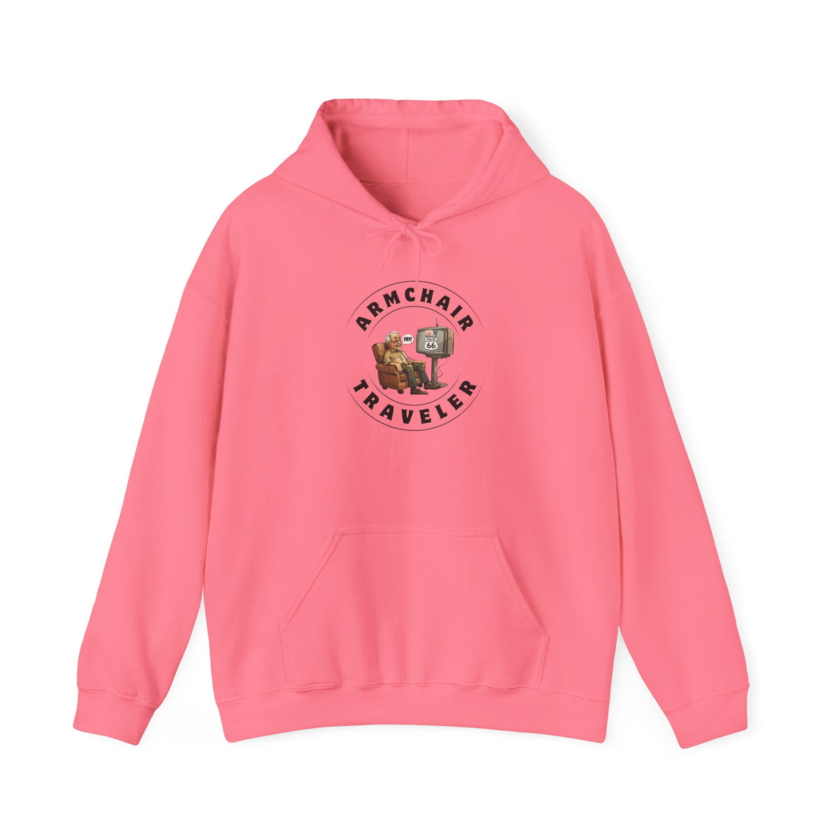 Armchair Traveler Grandpa - Hooded Sweatshirt (new design