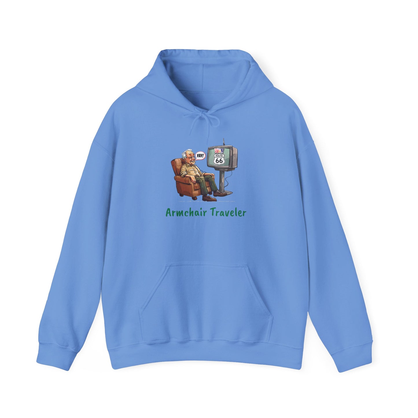 Armchair Traveler Grandpa - Sweatshirt Hoodie