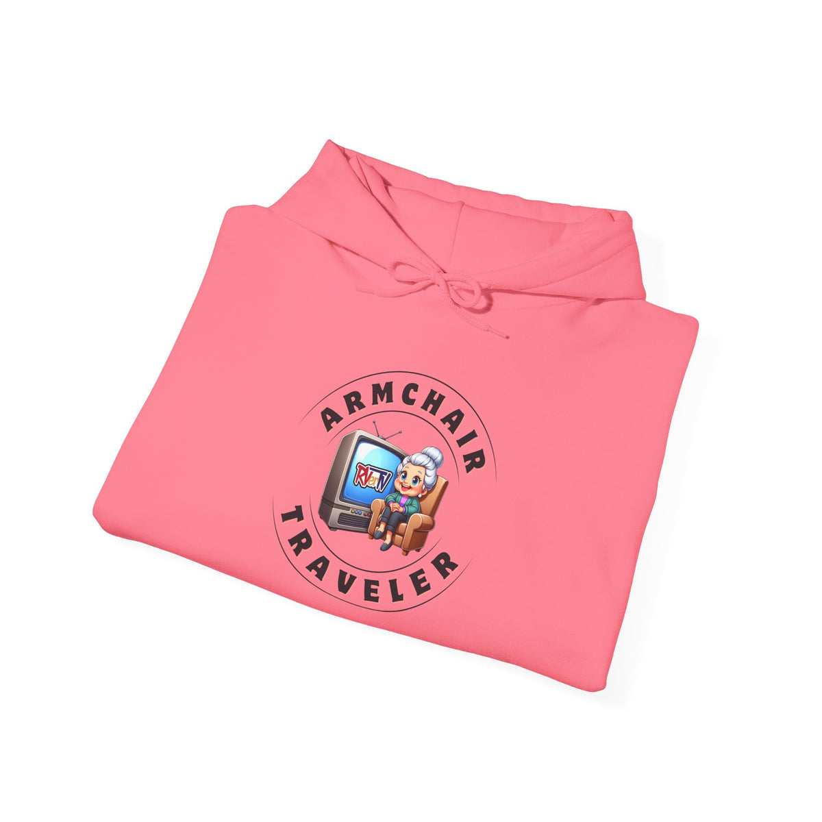 Armchair Traveler Grannie - Hoodie Sweatshirt (new design)