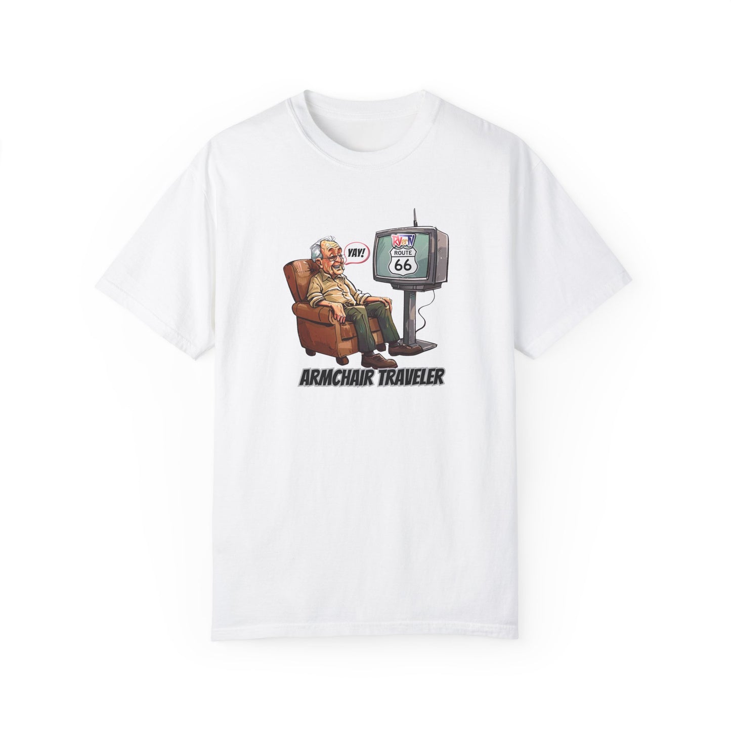 Armchair Traveler Grandpa - T-shirt