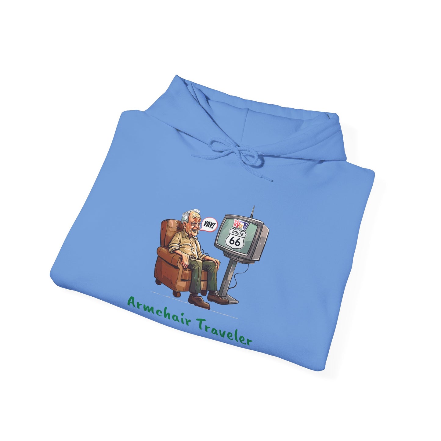 Armchair Traveler Grandpa - Sweatshirt Hoodie