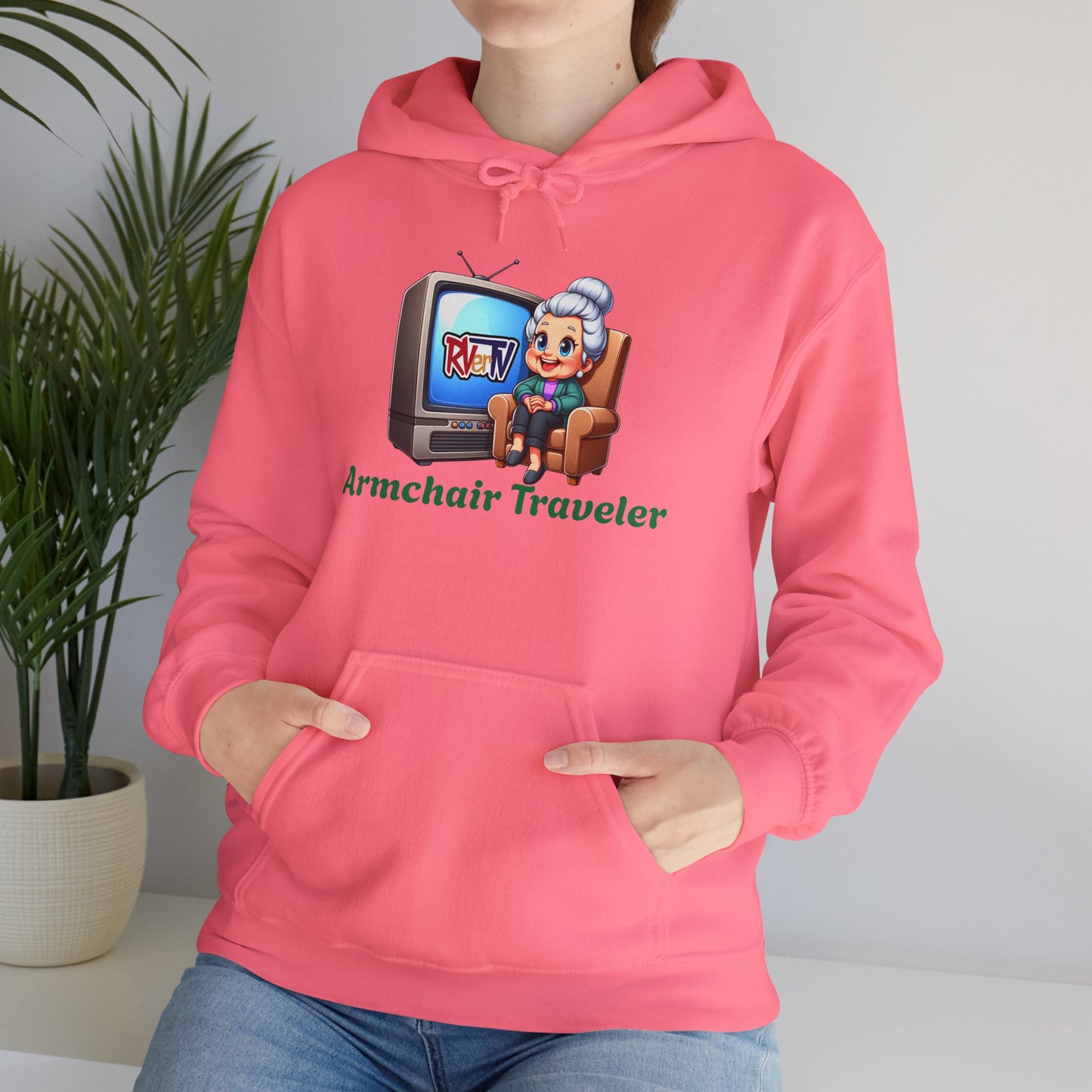 Armchair Traveler Grannie -  Hooded Sweatshirt