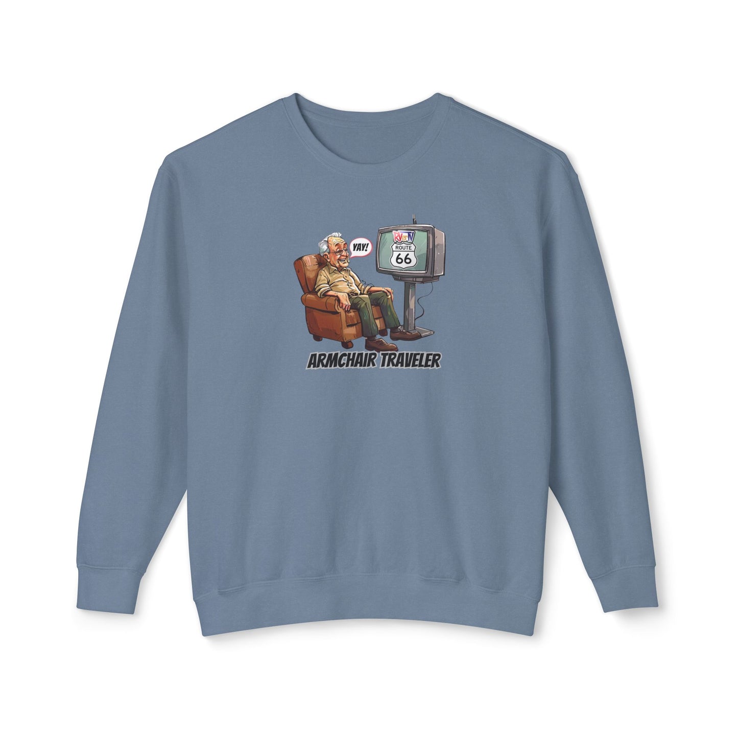 Armchair Traveler Grandpa - Sweatshirt