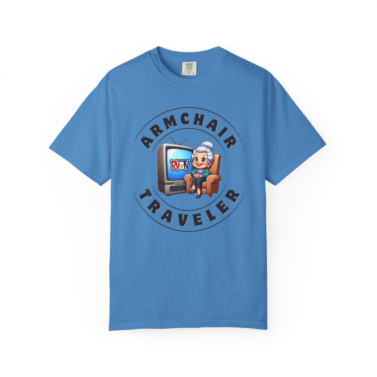 Armchair Traveler Grannie - T-shirt (new design)