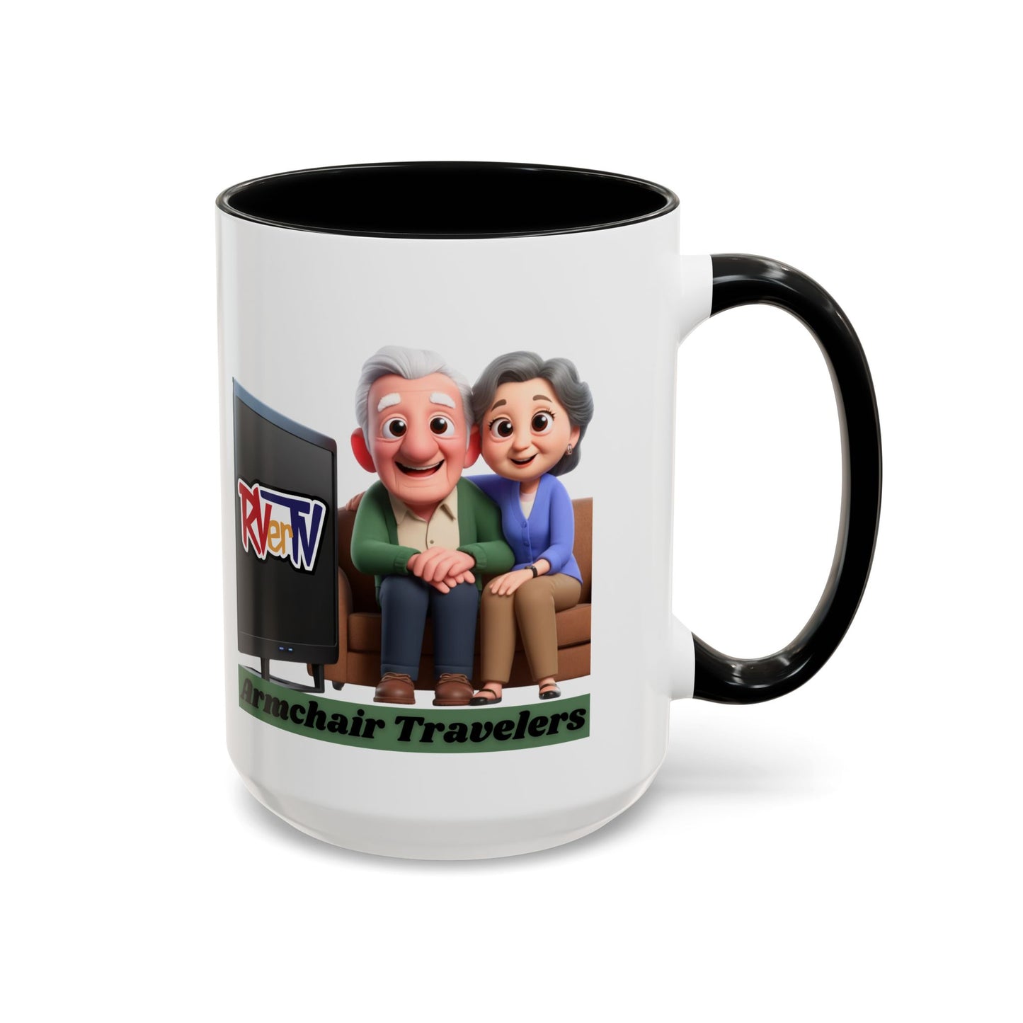 Armchair Traveler Couple - Coffee Mug